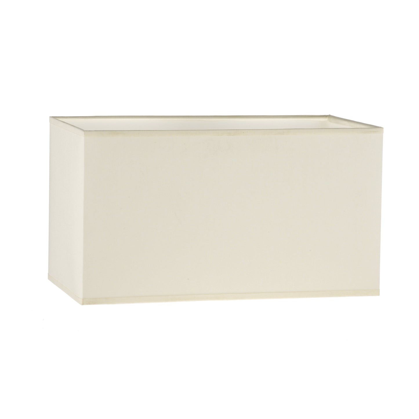 dar lighting S1021 Cream Cotton Rectangle Shade 34CM S1021