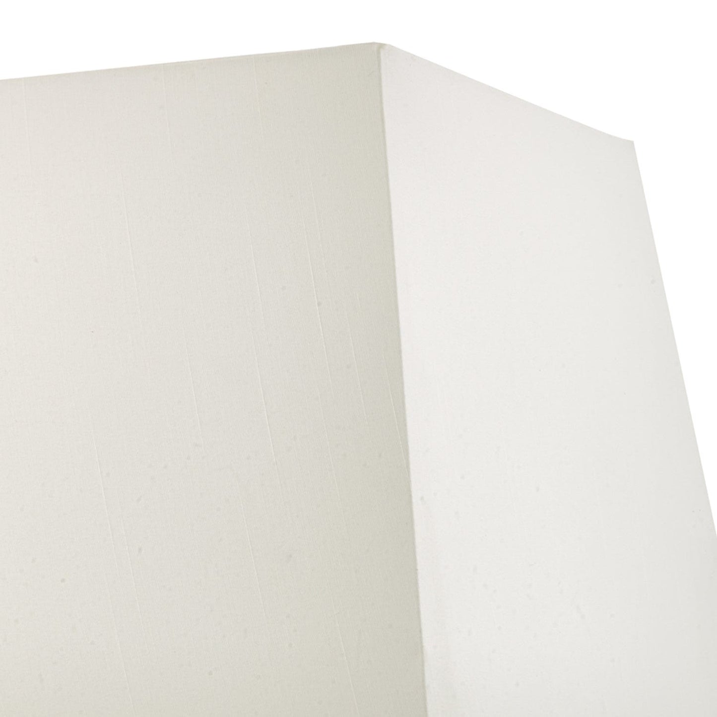 dar lighting S1101 Ivory Faux Silk Tapered Square Shade 37cm S1101