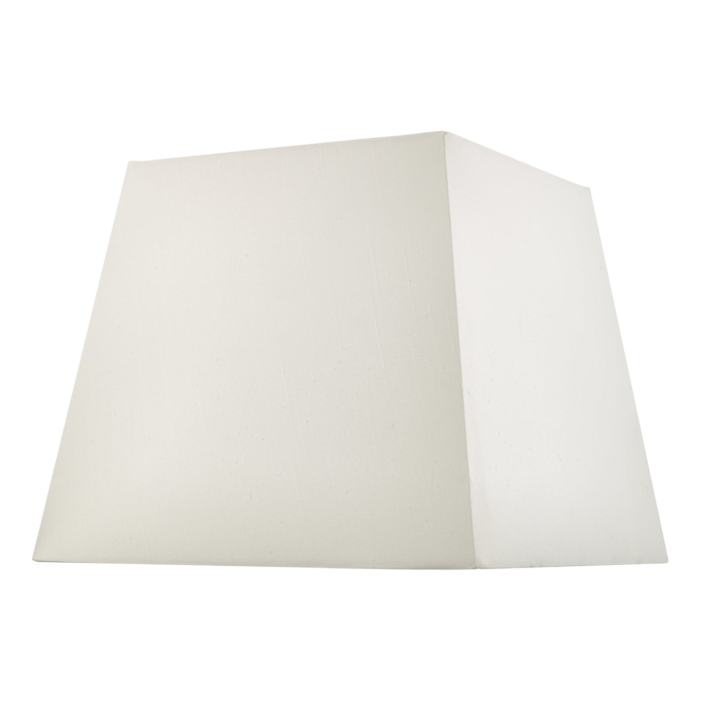 dar lighting S1101 Ivory Faux Silk Tapered Square Shade 37cm S1101