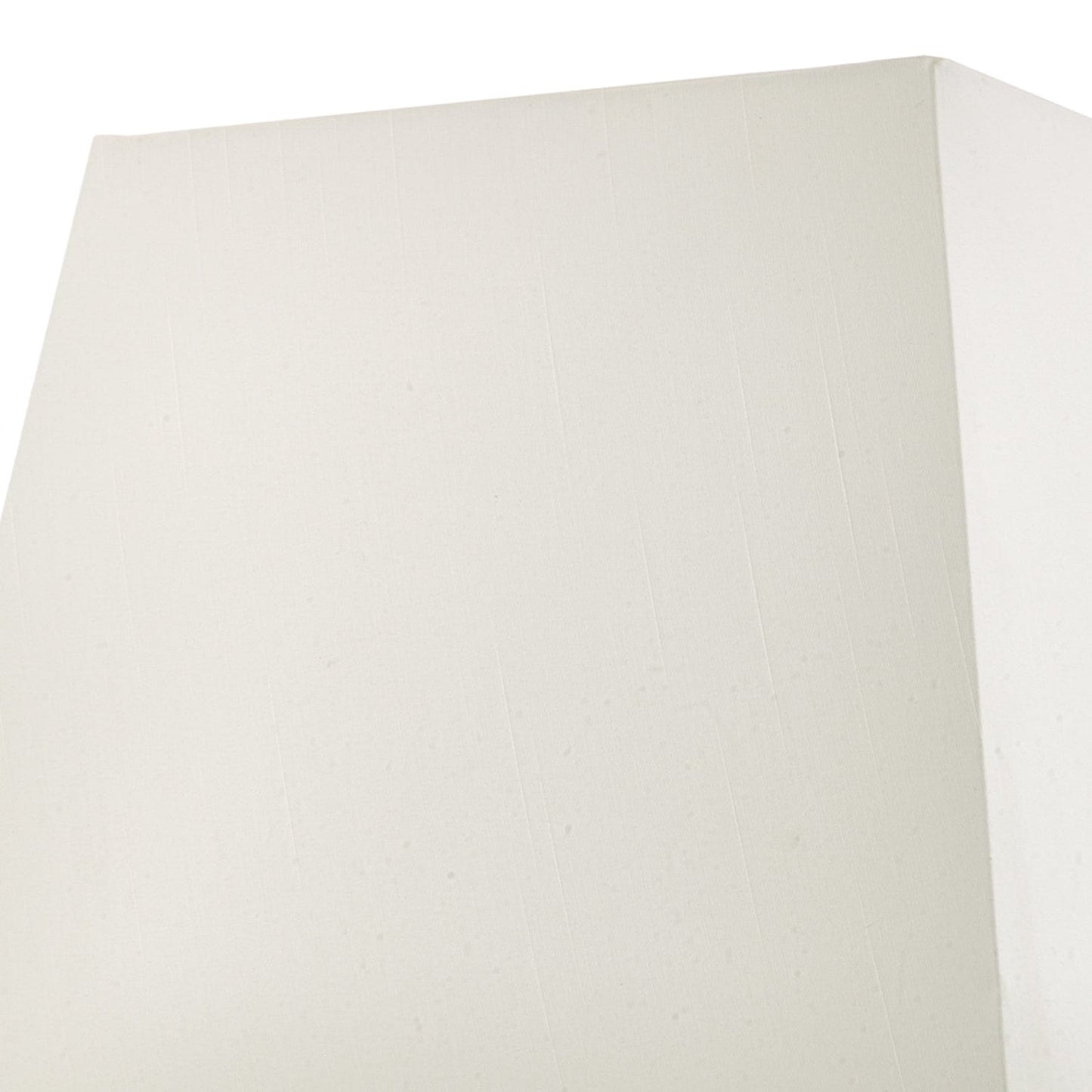 dar lighting S1101 Ivory Faux Silk Tapered Square Shade 37cm S1101