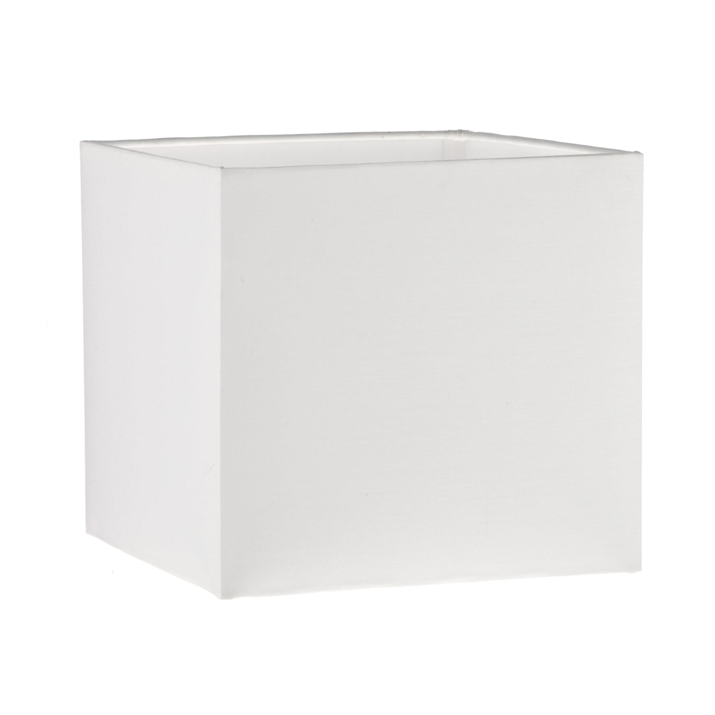 dar lighting S1106 Ivory Cotton Square Shade 15cm S1106