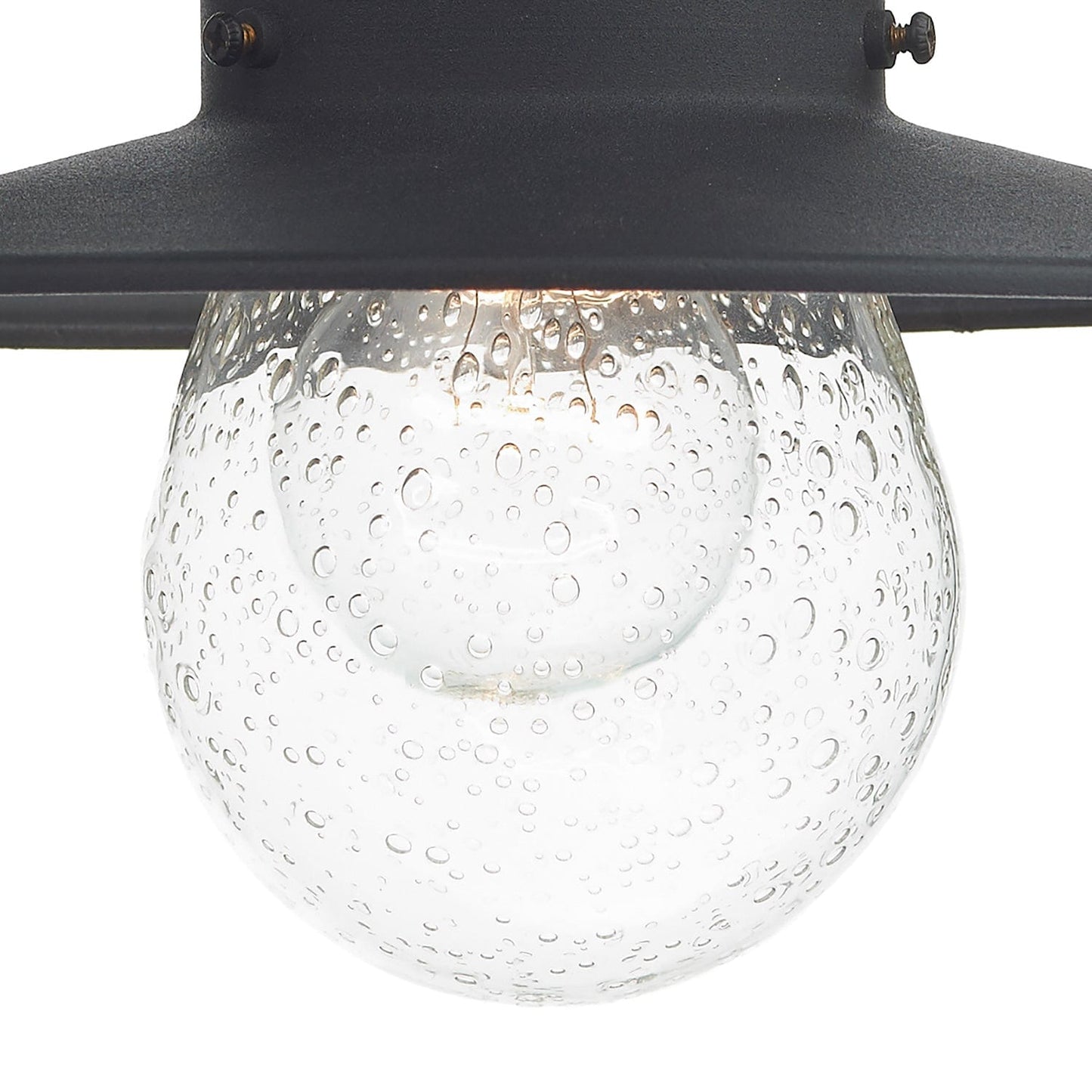 dar lighting Sedgewick Outdoor Wall Light Black Glass IP44 SED1522