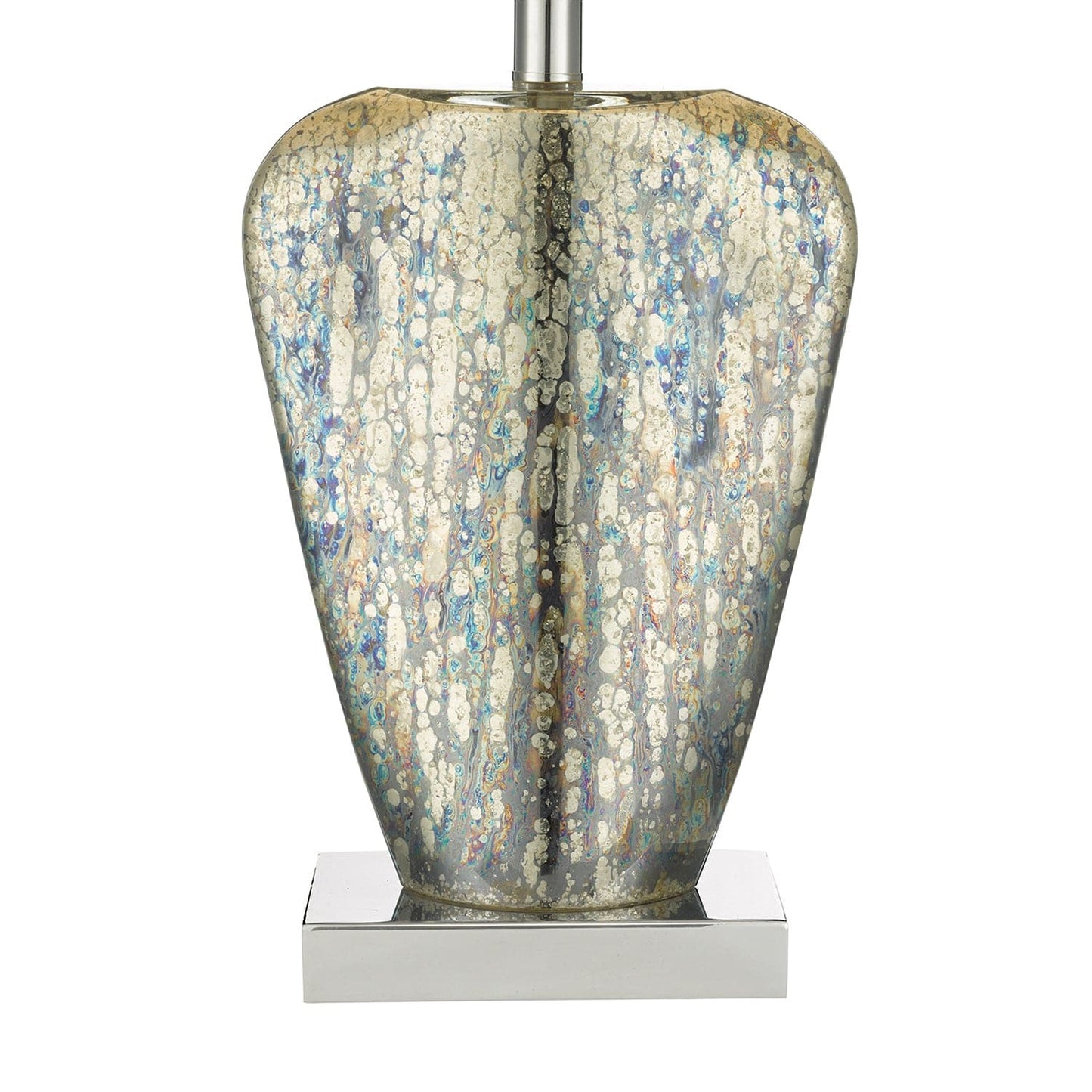 dar lighting Syracuse Table Lamp Mercury Glass With Shade SYR4235