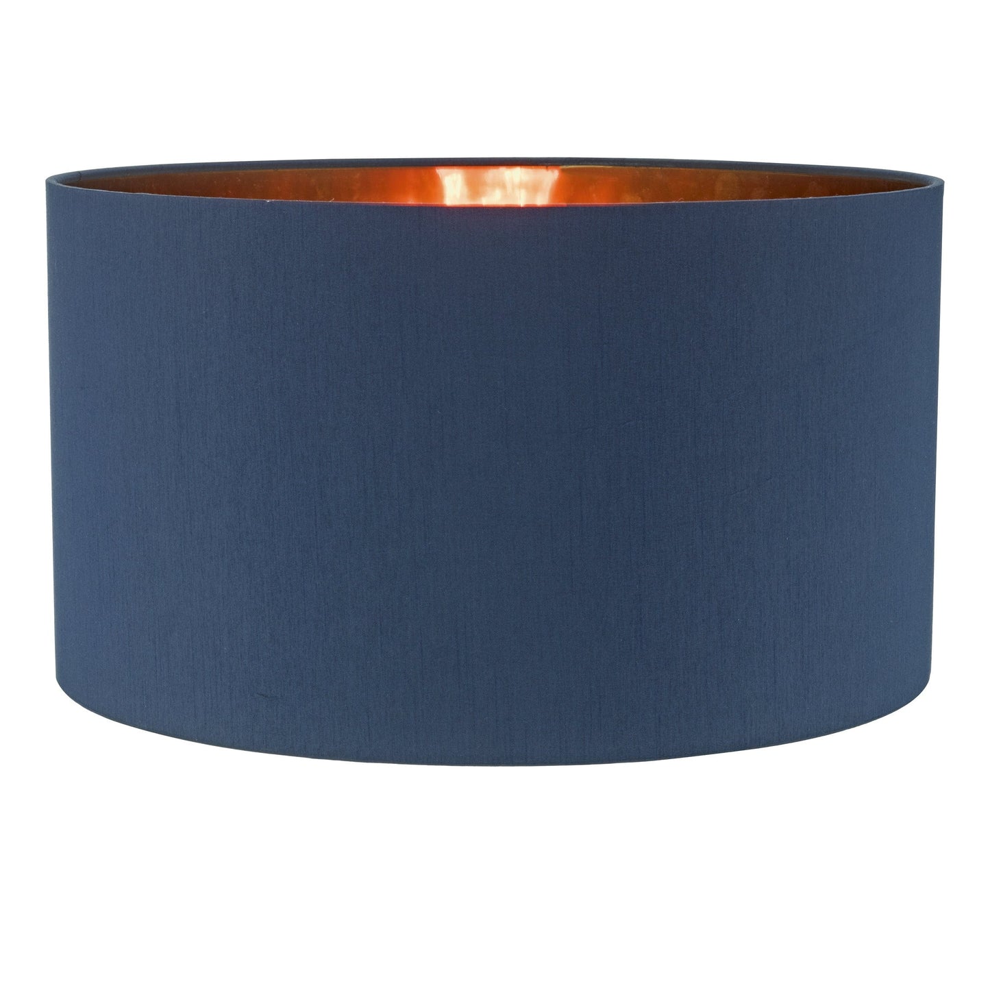 dar lighting Timon Navy Blue Faux Silk Easy Fit Shade 40cm TIM6523