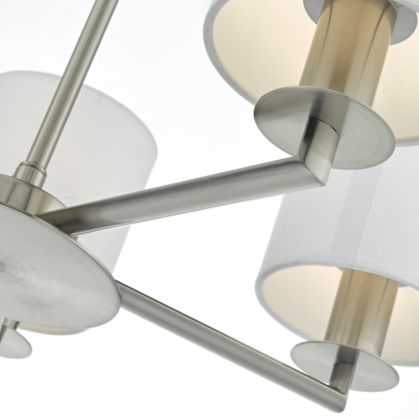 dar lighting Tyler 5lt Pendant Satin Nickel Fitting Only TYL0538