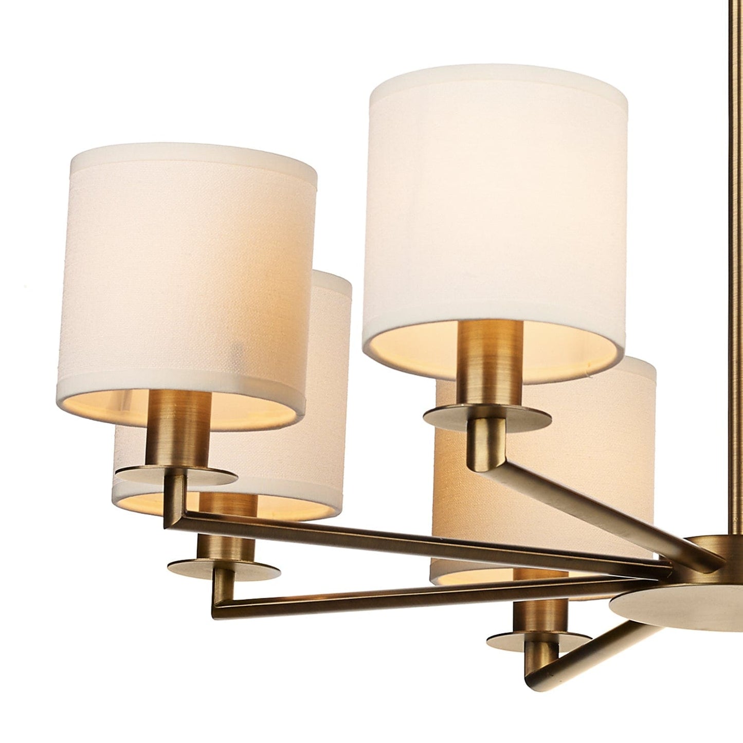dar lighting Tyler 8lt Pendant Bronze Fitting Only TYL0863