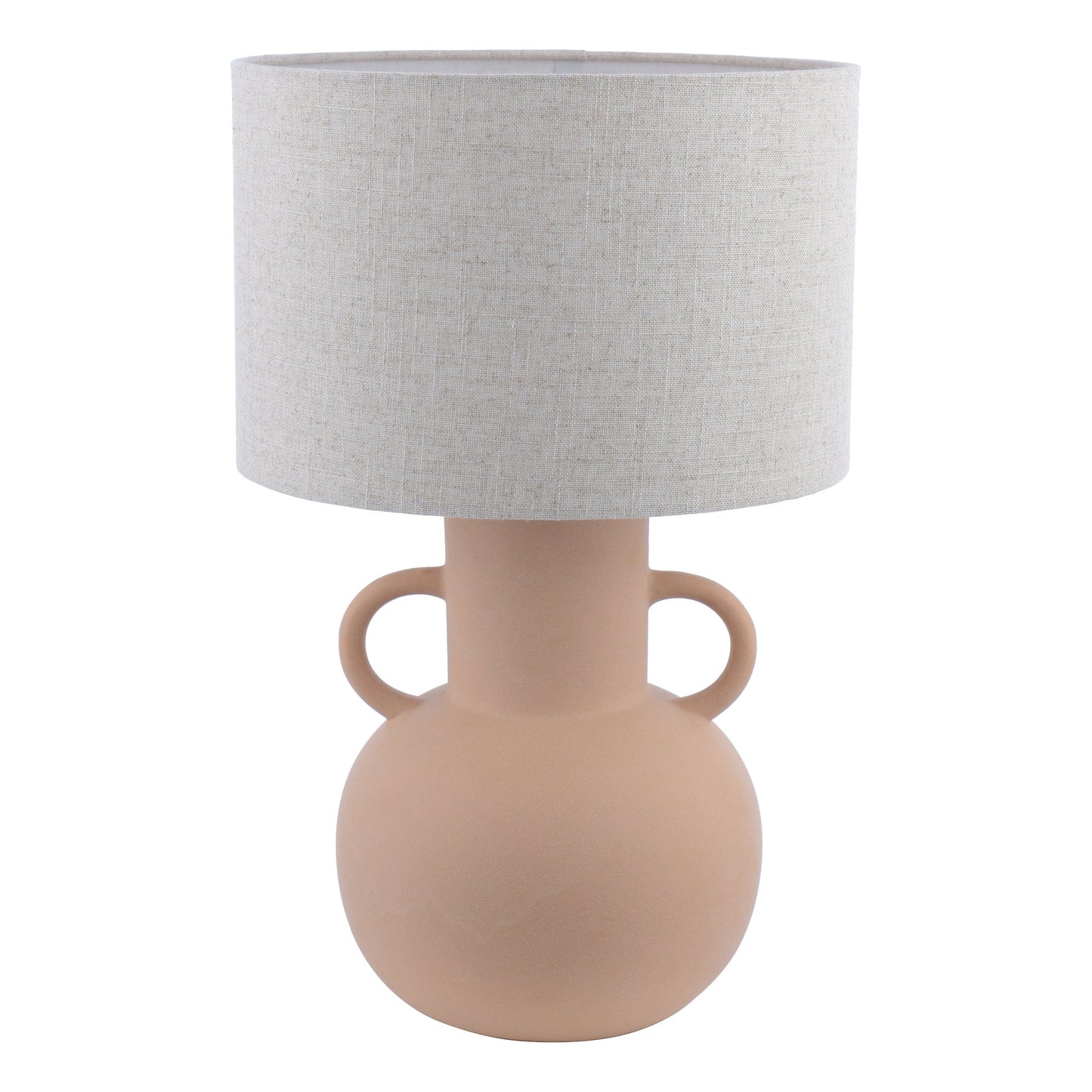 dar lighting Urn Ceramic Table Lamp Terracotta With Shade URN4211