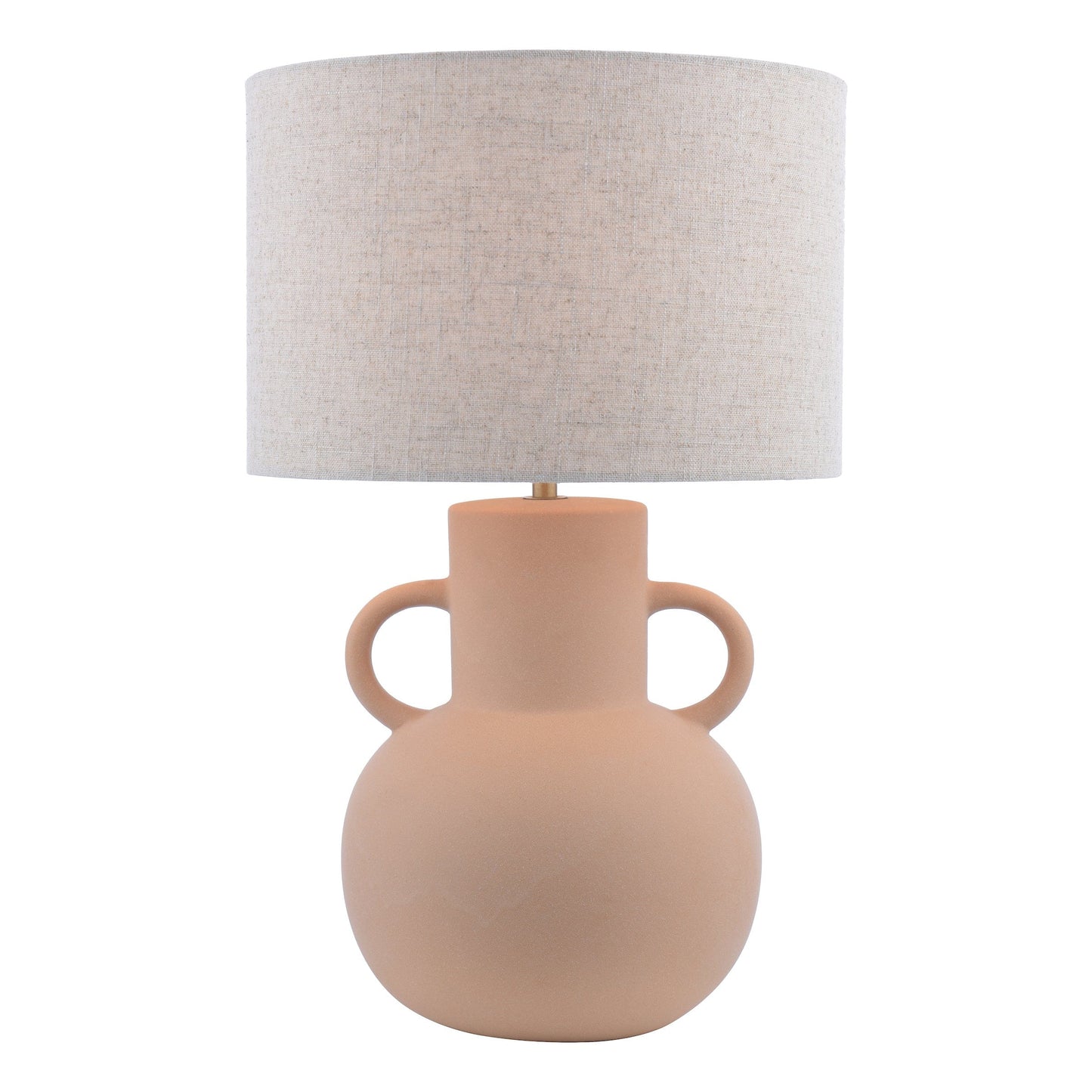 dar lighting Urn Ceramic Table Lamp Terracotta With Shade URN4211