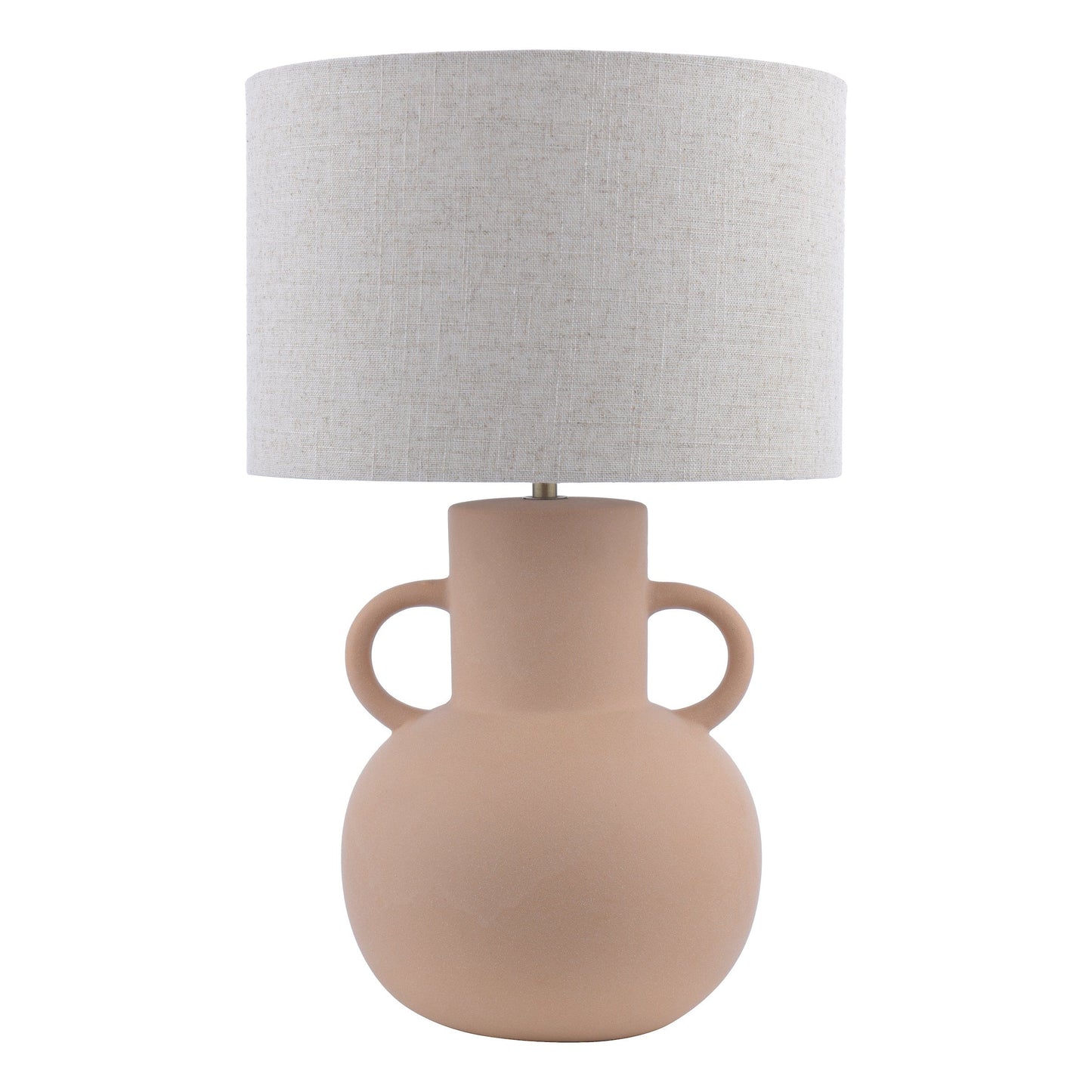 dar lighting Urn Ceramic Table Lamp Terracotta With Shade URN4211