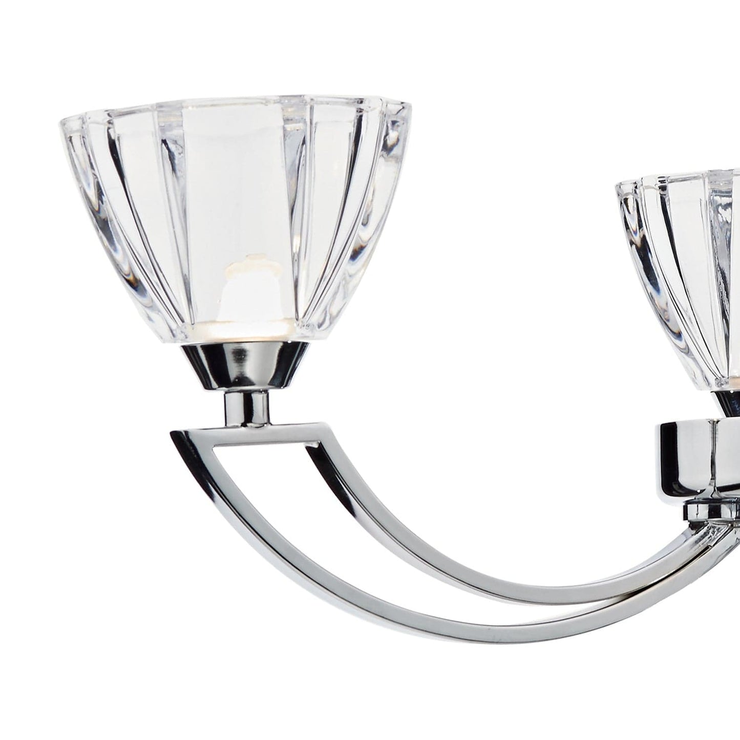 dar lighting Vito 3 Light Semi Flush Polished Chrome VIT0350