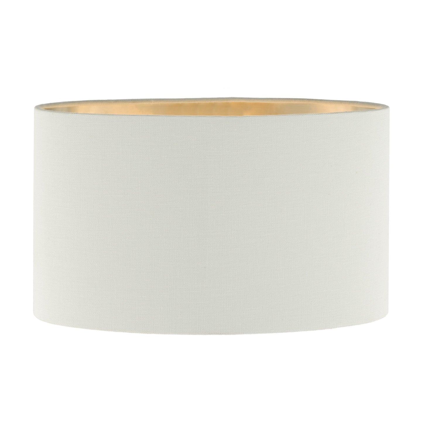 dar lighting Wyatt Ivory Linen Oval Shade 31cm WYA1215
