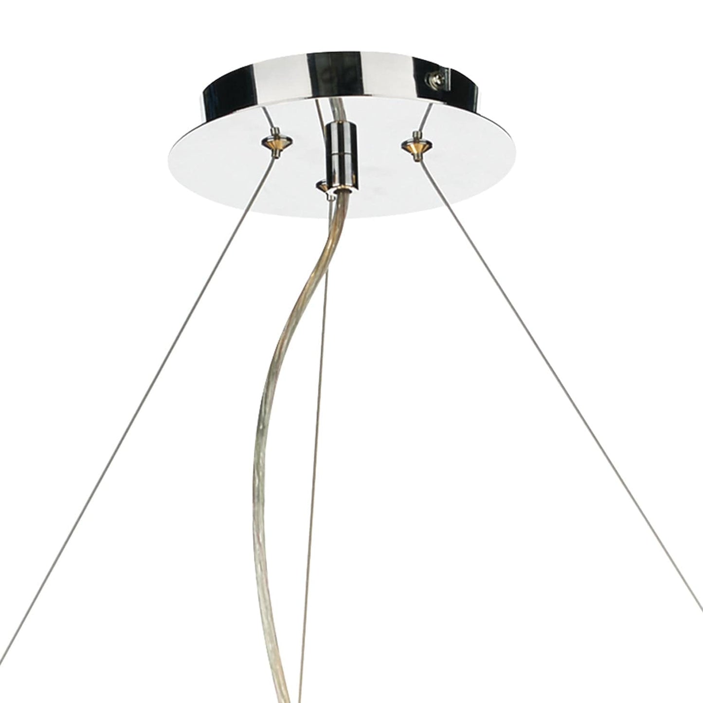 dar lighting Zaragoza 6 Light Pendant Cream 90cm ZAR0633