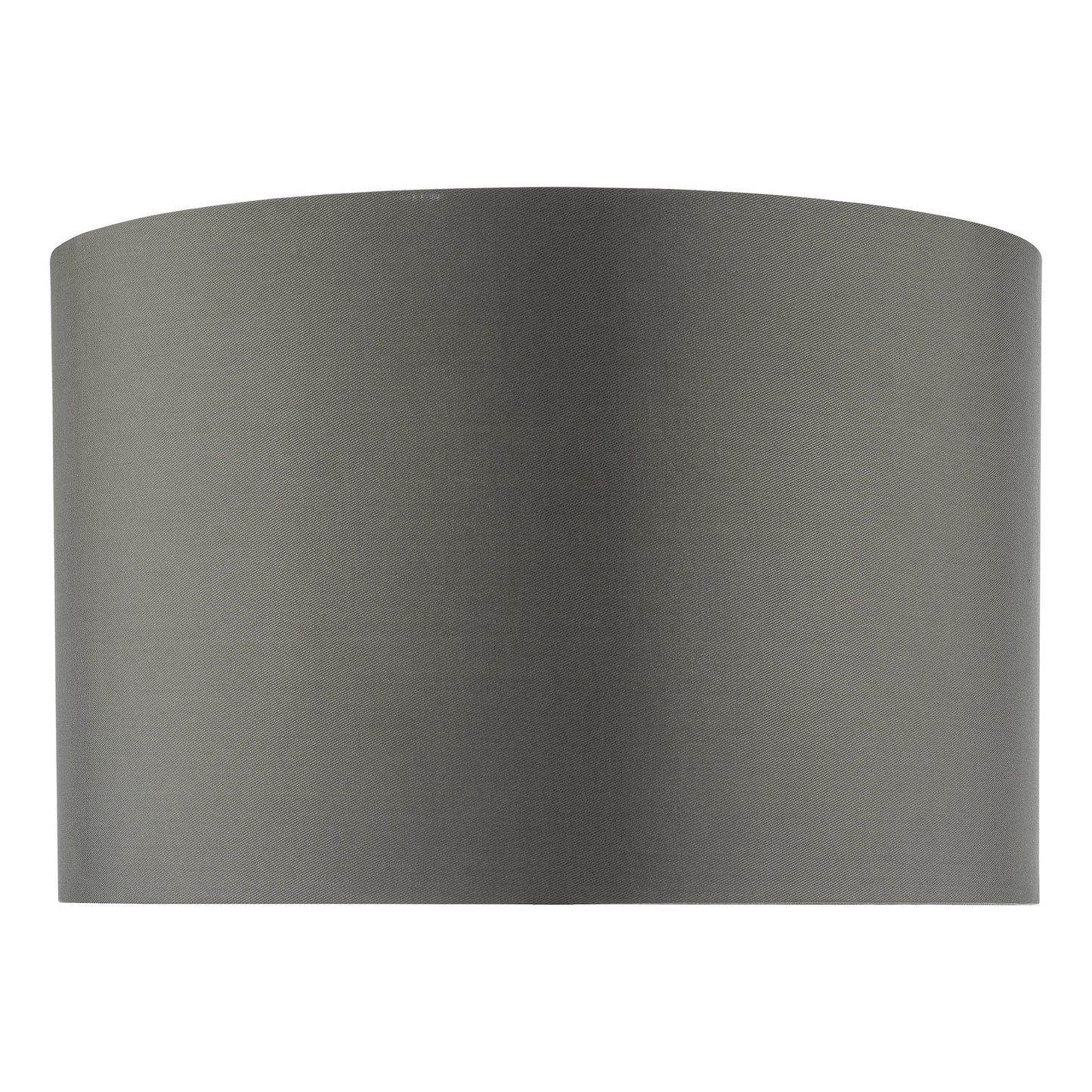 dar lighting Zeya Grey Faux Silk Drum Shade 37cm ZEY1439
