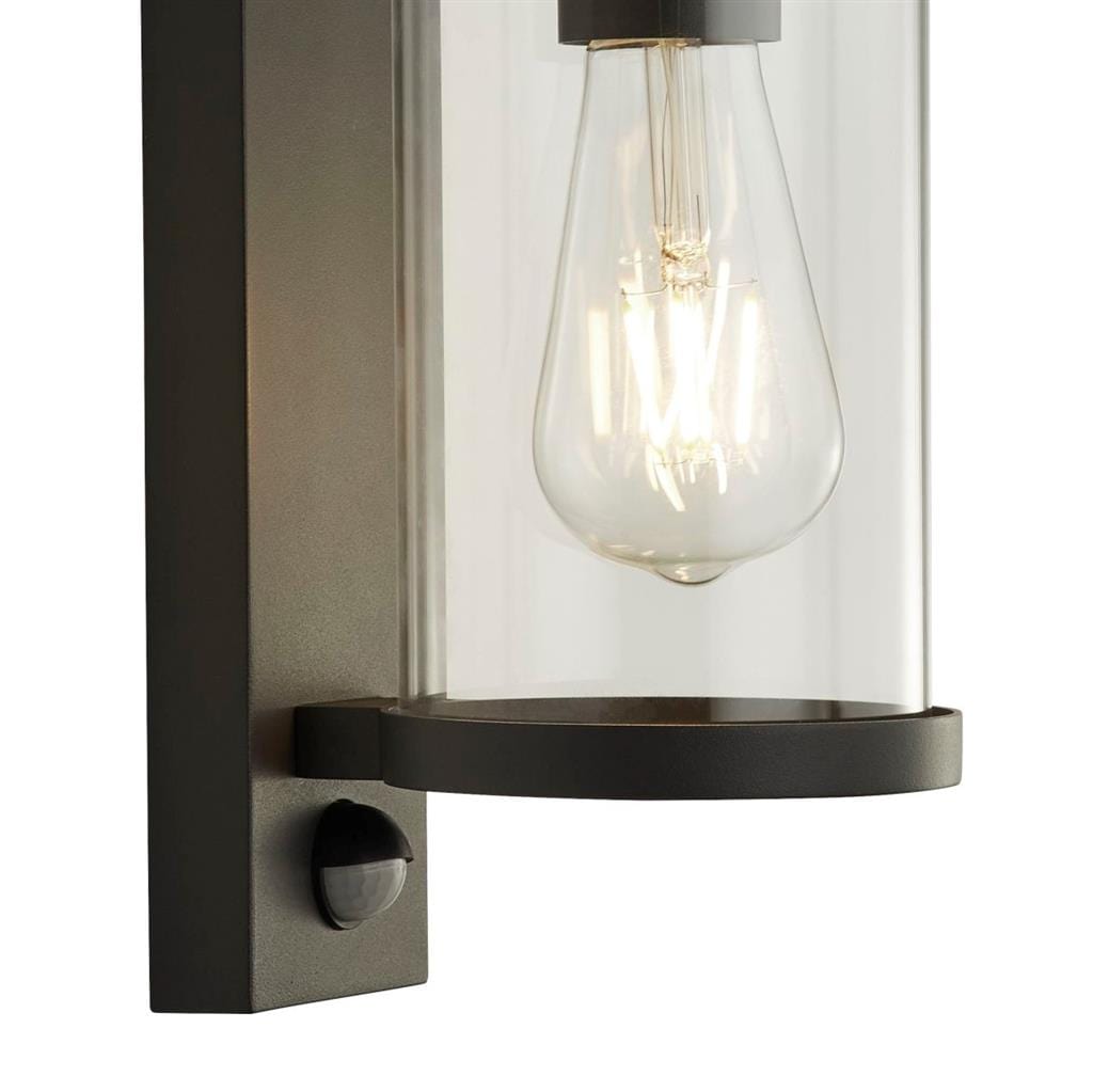 Searchlight Bakerloo Outdoor Wall Light - Black Metal & Polycarbonate 8631BK
