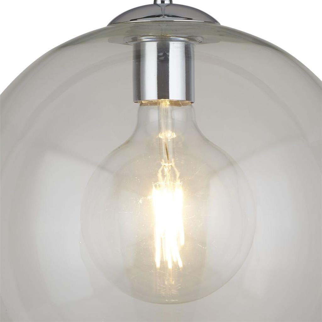 Searchlight Balls Pendant - Chrome Metal & Glass 1632CL