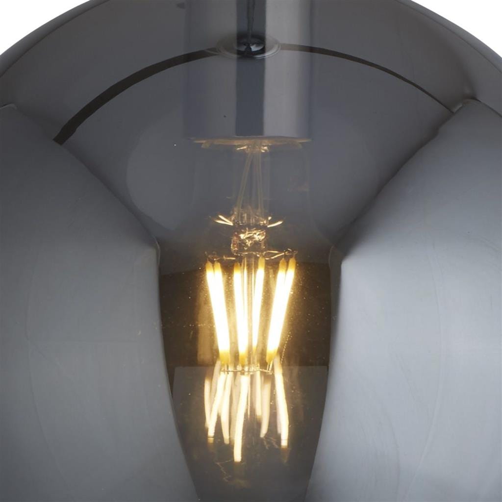Searchlight Balls Pendant - Chrome Metal & Smoked Glass 1621SM
