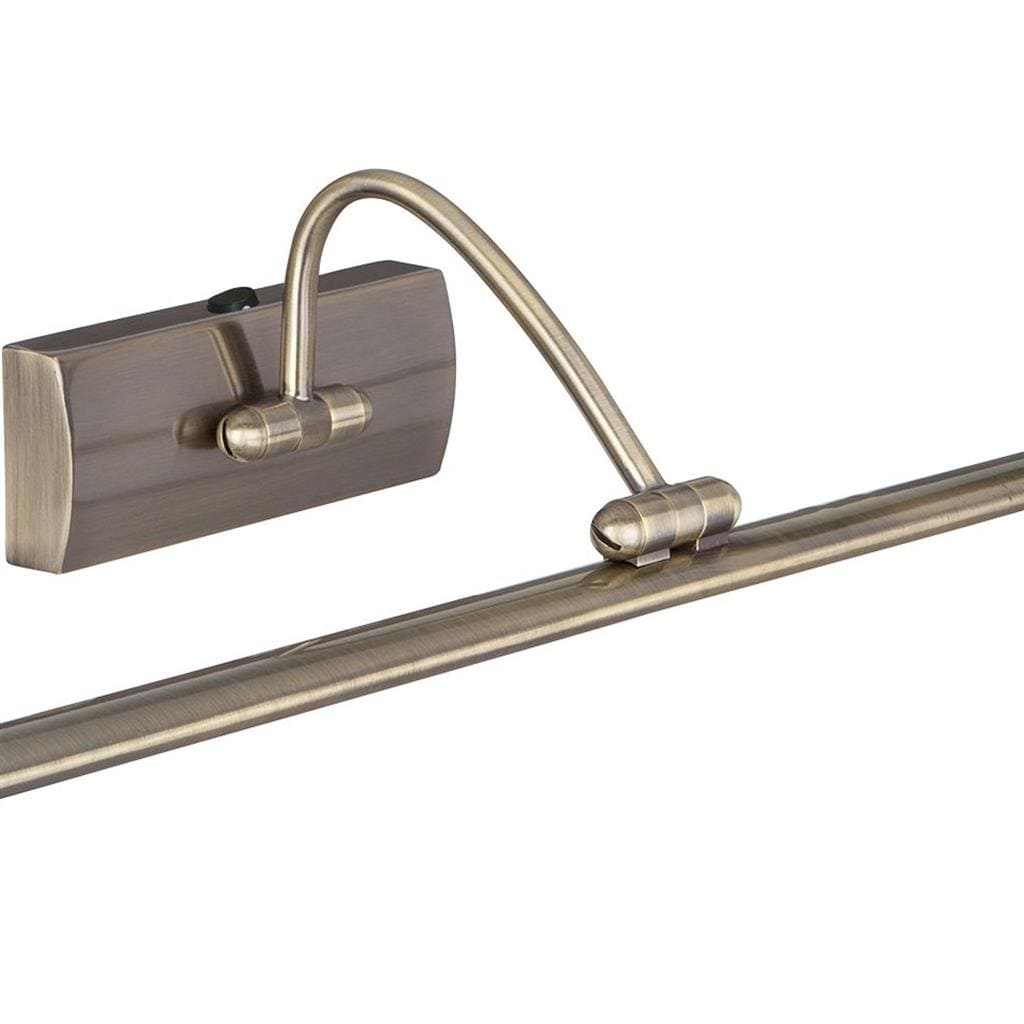 Searchlight Barcelona Picture Light - Antique Brass Metal 2984-51AB