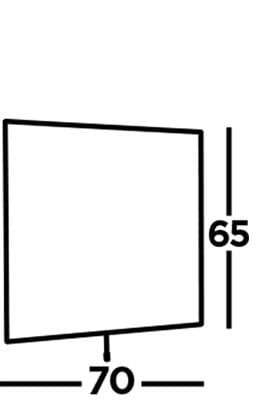 Searchlight Bathroom LED Rectangular Mirror - Mirrored Glass, IP44 8510