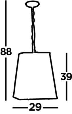 Searchlight Lantern Noir 4Lt Pendant - Black Metal & Clear Glass 5614BK