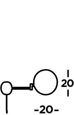 Searchlight Magnifying Bathroom Mirror - Chrome Metal & Mirror 1456CC