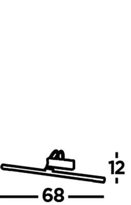 Searchlight Majorca Picture Light - Chrome Metal 8343CC