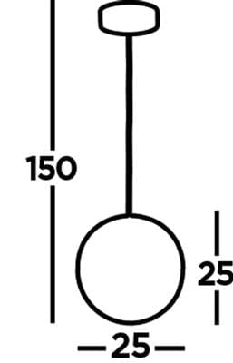 Searchlight Marbles LED Pendant - Chrome Metal & Crushed Ice Shade 5881CC