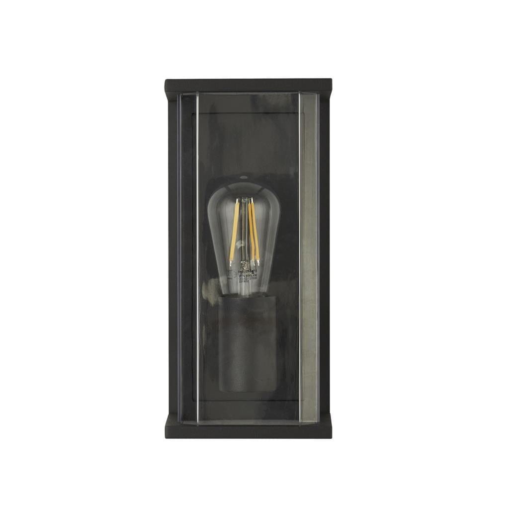 Searchlight Picadilly Outdoor Wall Light - Grey Metal & Polycarbonate 8208GY