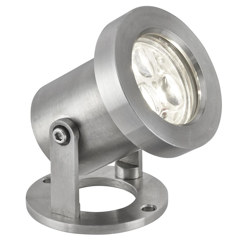 Searchlight Spikey LED Outdoor Spotlight - Stainless Steel, IP65 6223SS