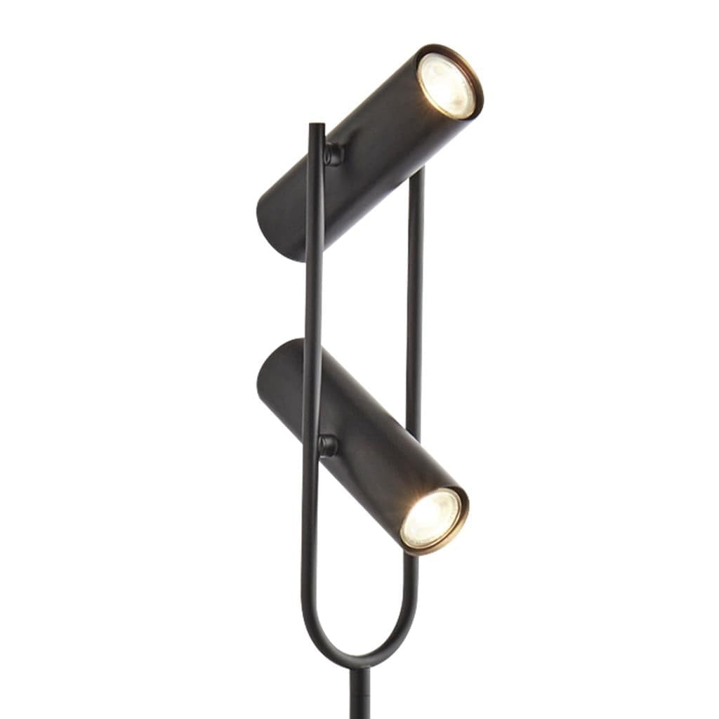 Searchlight Telescope 2Lt Floor Lamp - Matt Black Metal 2792BK