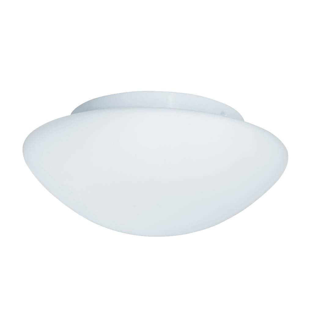 Searchlight Tokyo 3Lt Flush - White Metal & Opal Glass 1910-35