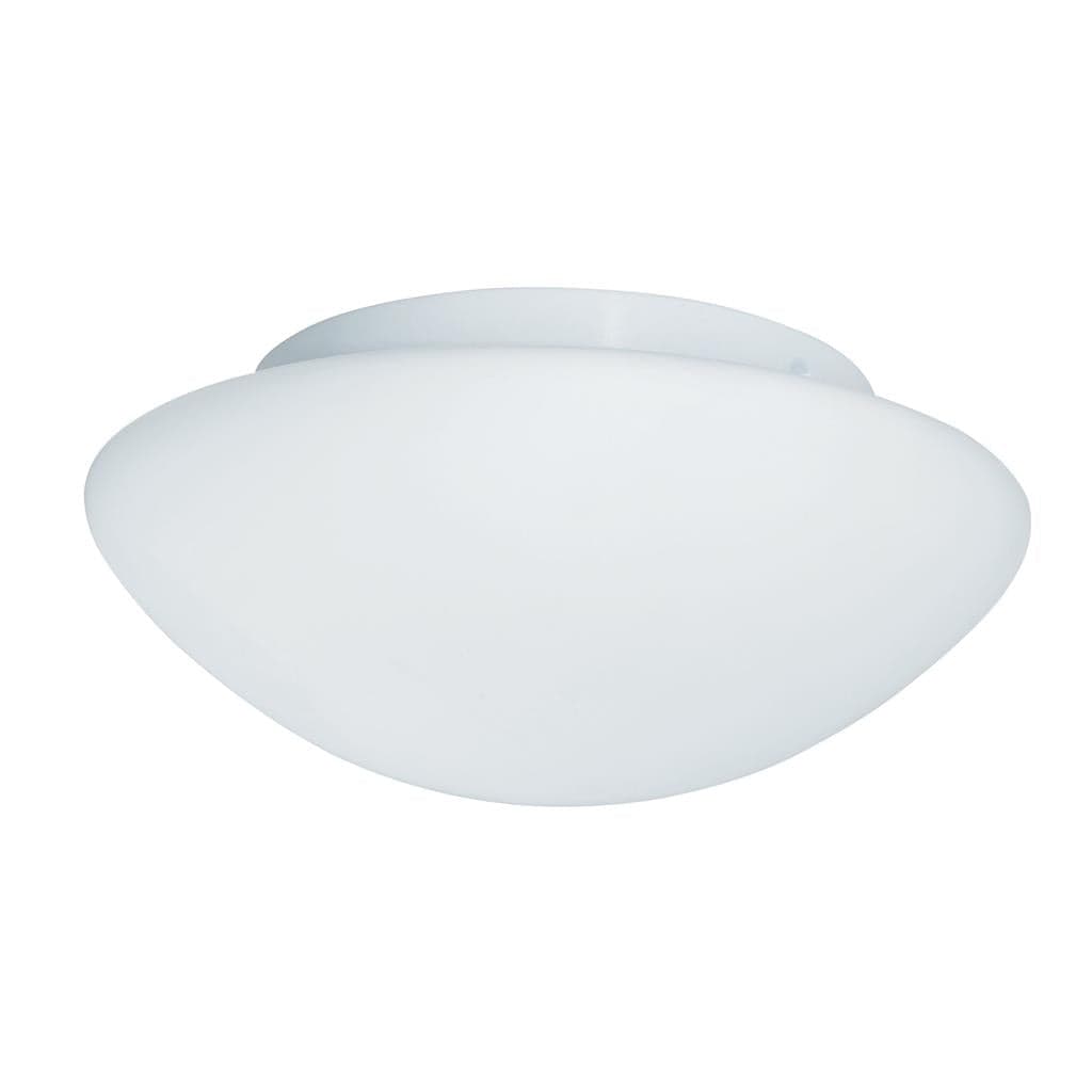 Searchlight Tokyo Flush - White Metal & Opal Glass 1910-23