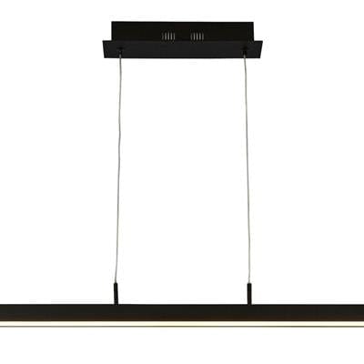 Searchlight Tribeca Bar Pendant - Black Metal 96381-1BK