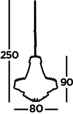 Searchlight Versailles 13Lt Chandelier - Chrome Metal & Crystal 9112-82CC