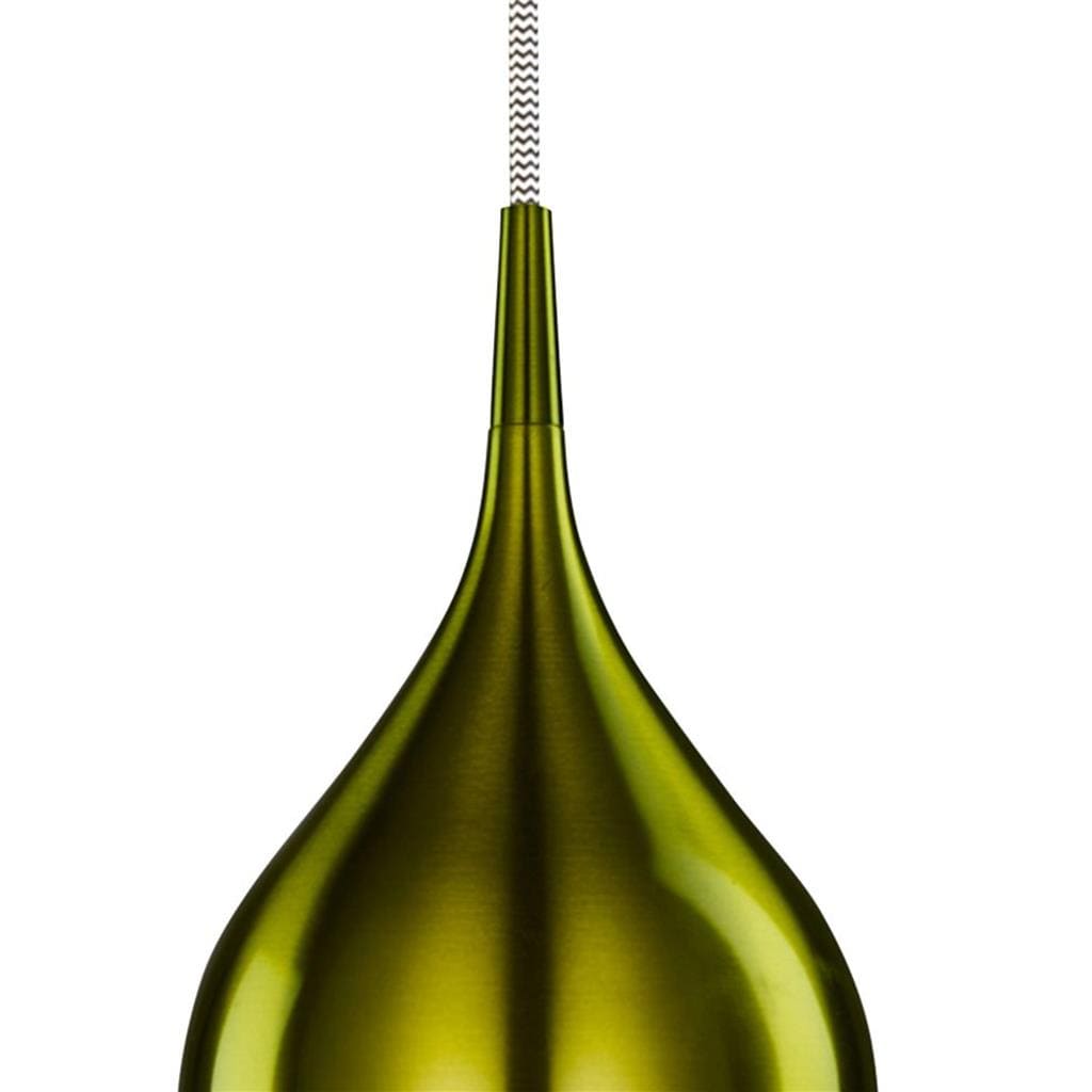 Searchlight Vibrant Pendant - Metallic Green Metal 6461-12GR