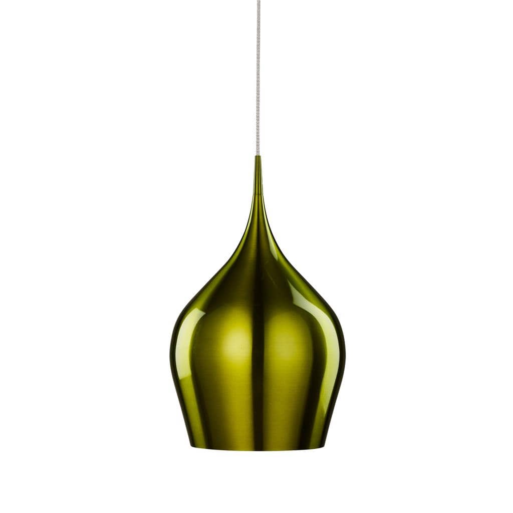 Searchlight Vibrant Pendant - Metallic Green Metal 6461-26GR