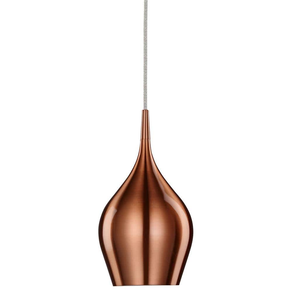 Searchlight Vibrant Pendant - Metallic Pink Metal 6461-12CU