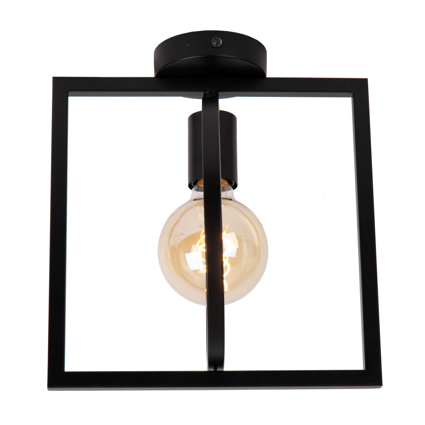 Lucide SUUS - Flush ceiling light - 1xE27 - Black