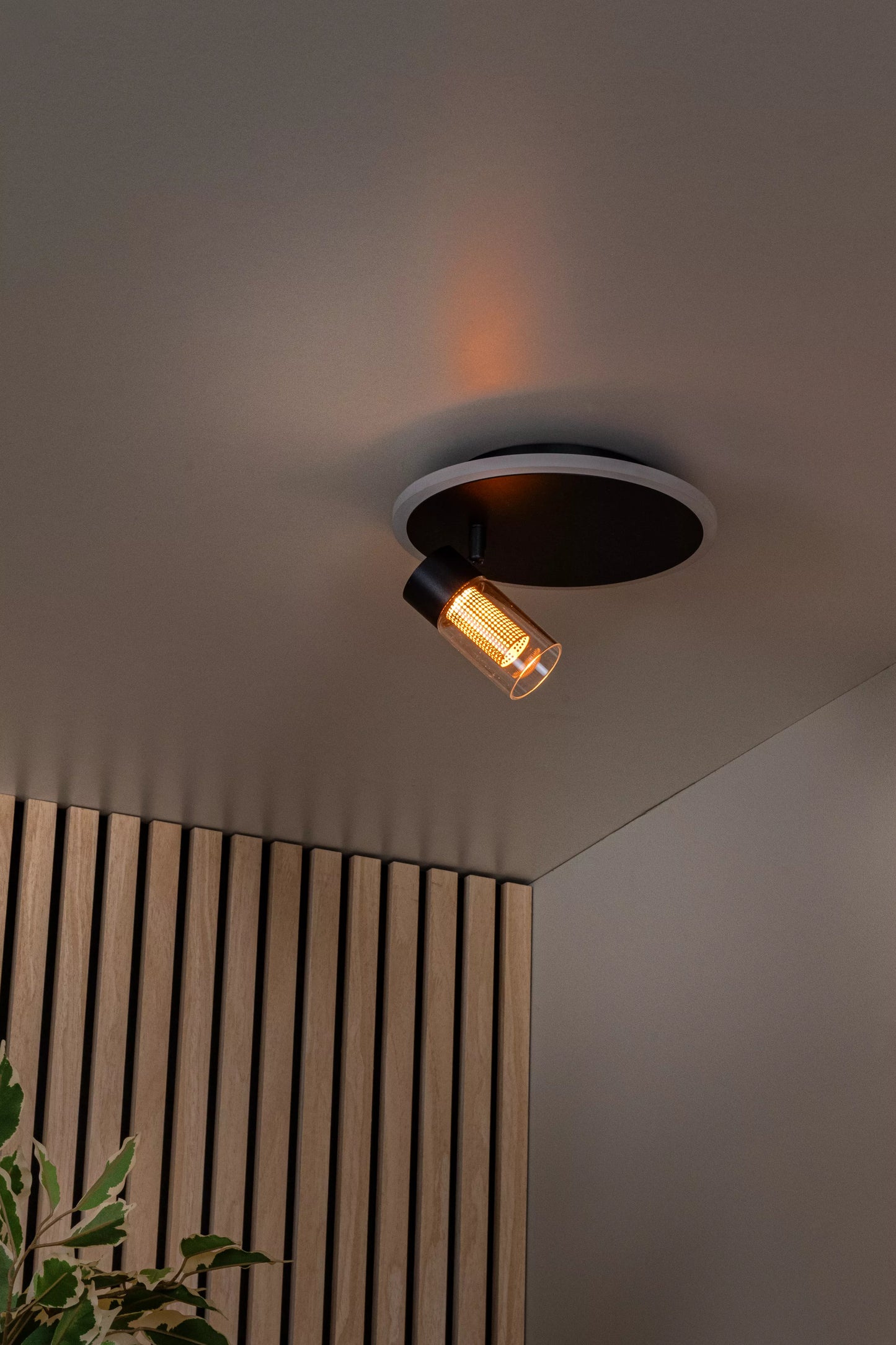 Lucide EVERINA - Flush ceiling light - Ø 23 cm - LED Dim. - CCT - 2200K/6500K - Black | Essential