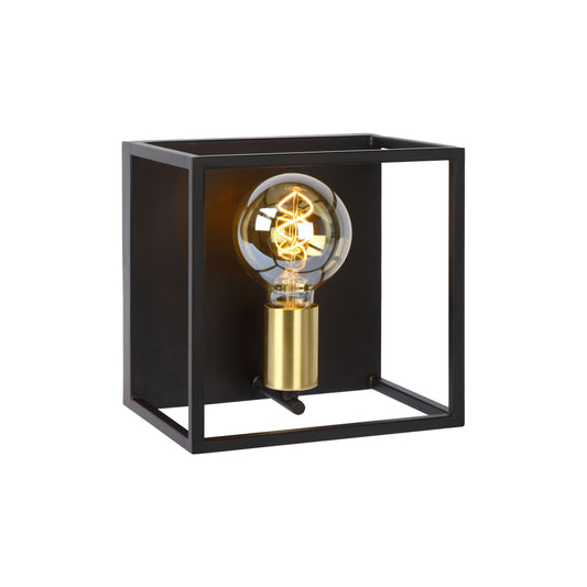 Lucide RUBEN - Wall light - 1xE27 - Black