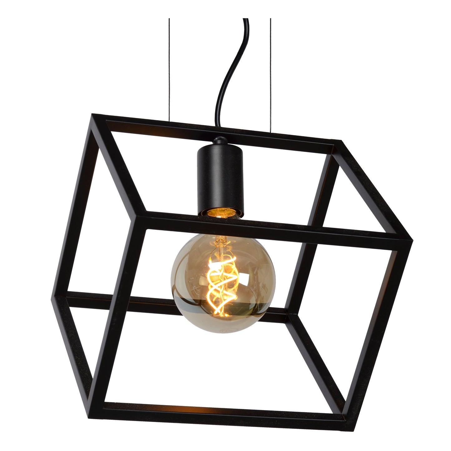 Lucide FABIAN - Pendant light - 1xE27 - Black