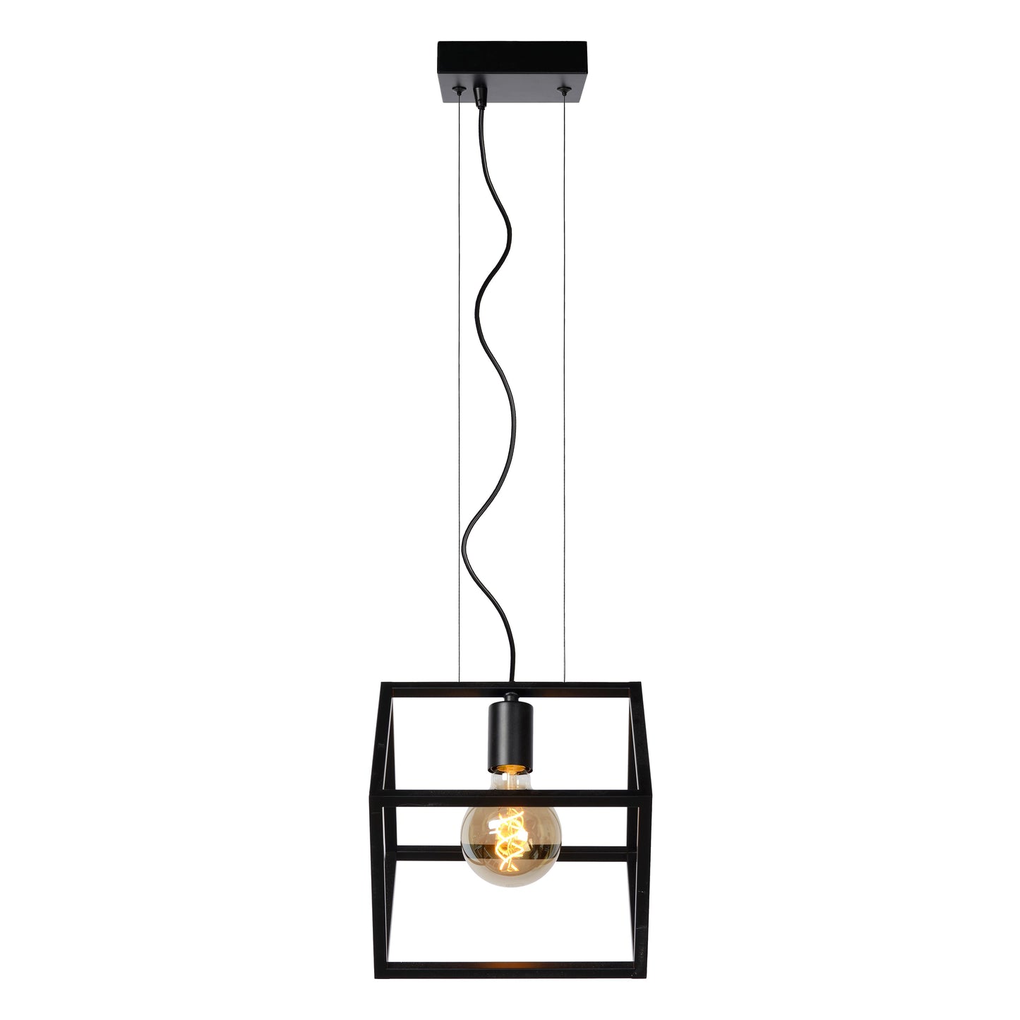 Lucide FABIAN - Pendant light - 1xE27 - Black