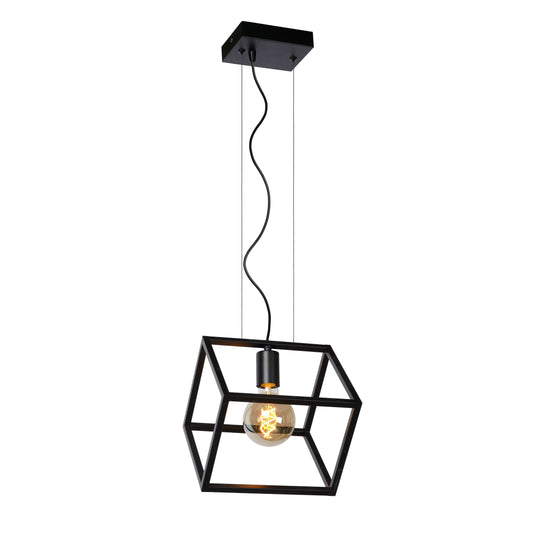 Lucide FABIAN - Pendant light - 1xE27 - Black