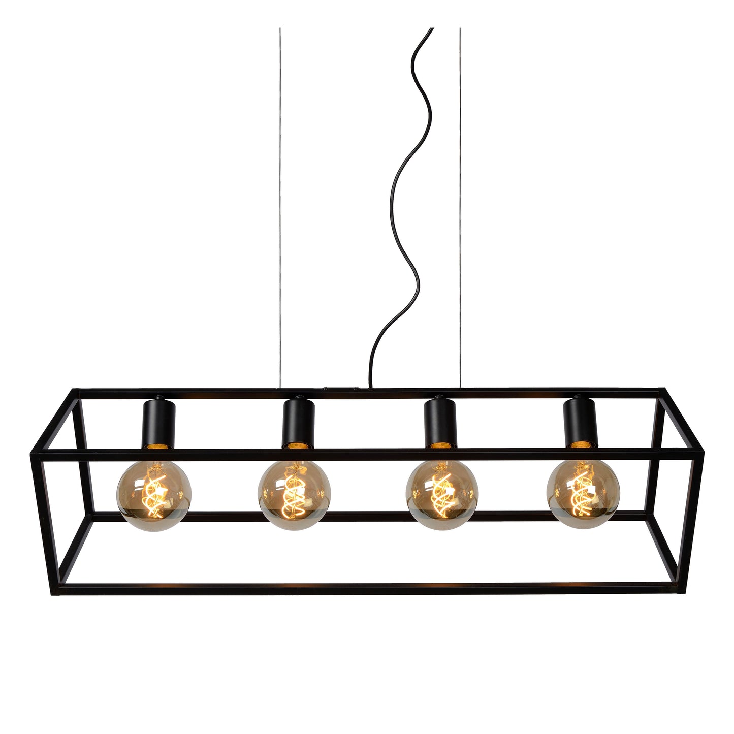 Lucide FABIAN - Pendant light - 4xE27 - Black