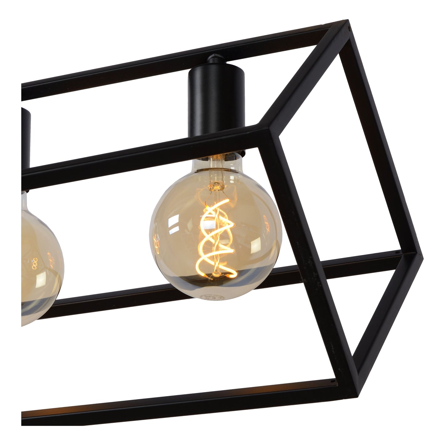 Lucide FABIAN - Pendant light - 6xE27 - Black