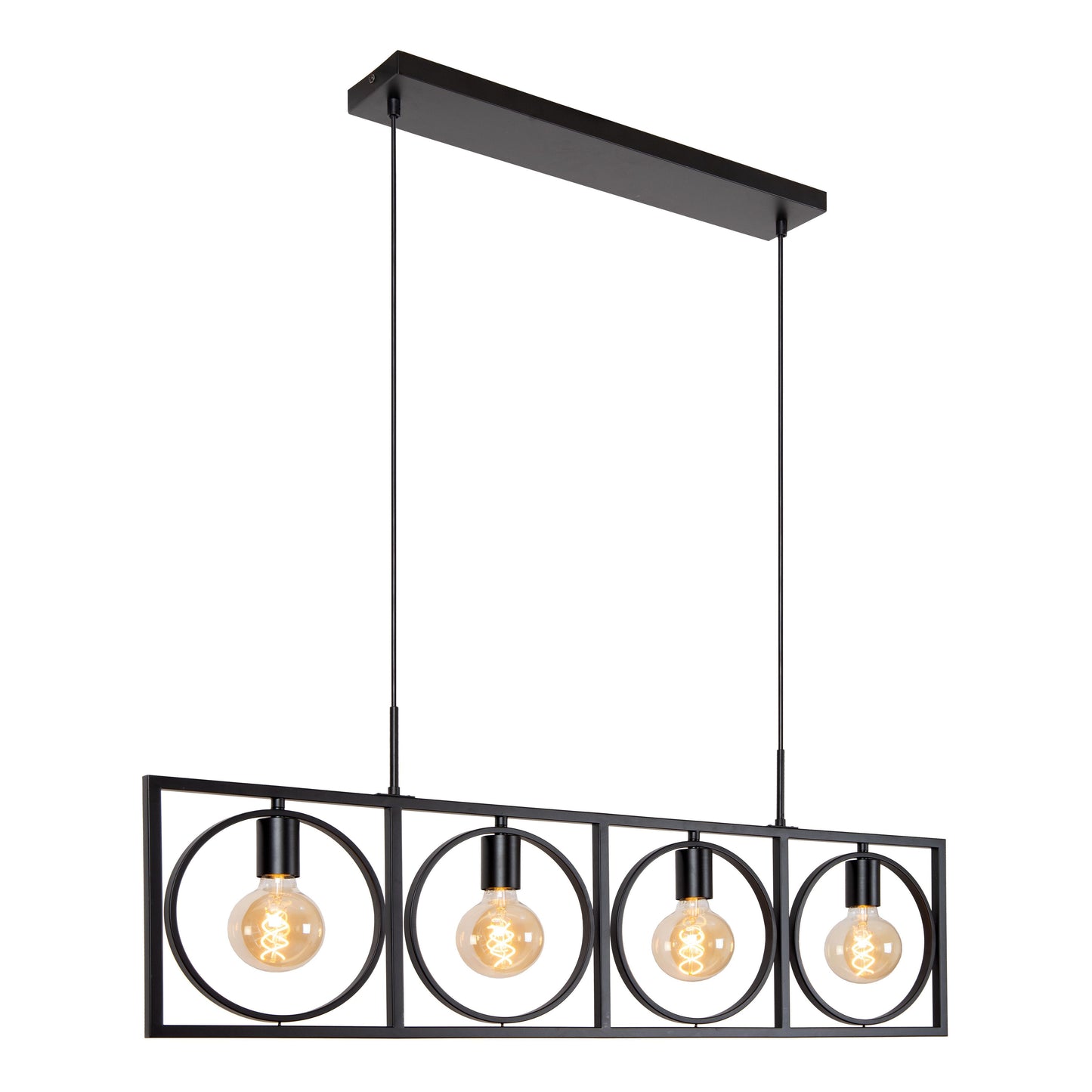 Lucide SUUS - Pendant light - 4xE27 - Black