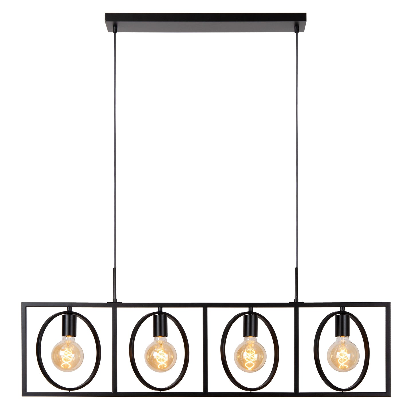 Lucide SUUS - Pendant light - 4xE27 - Black