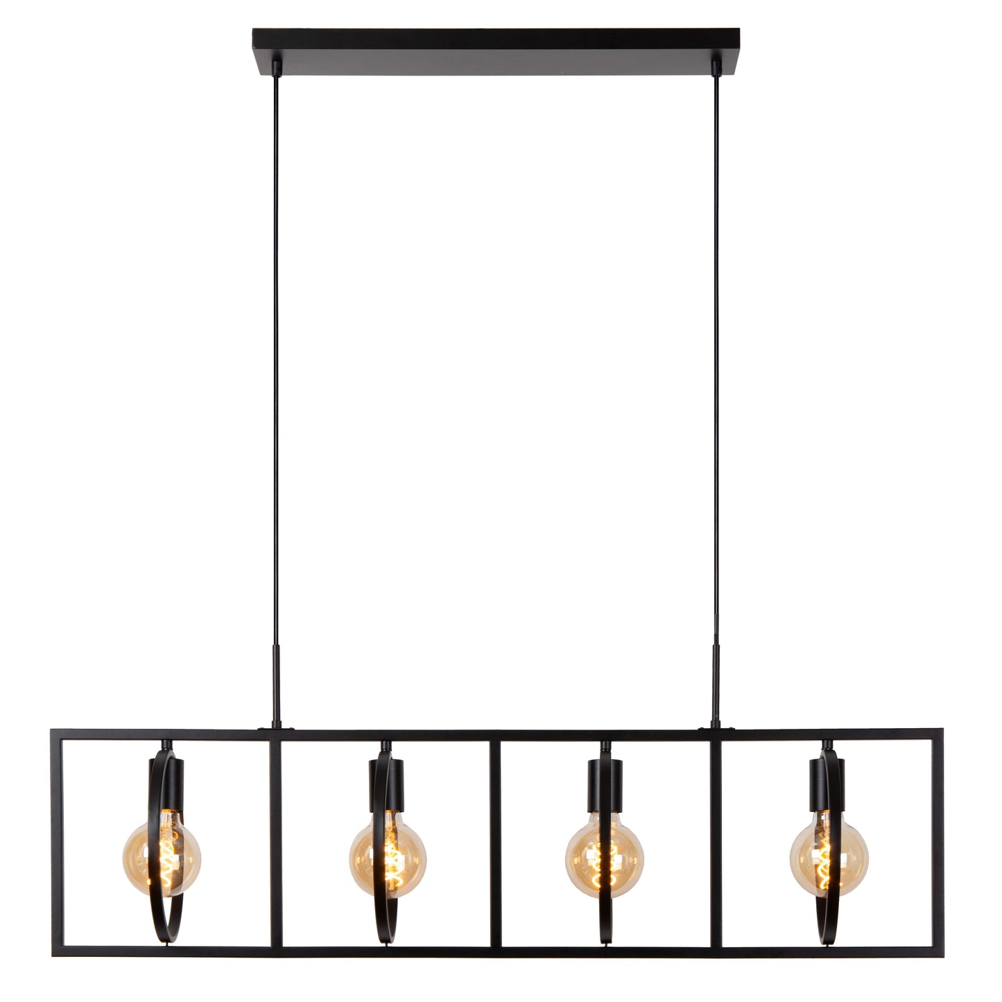 Lucide SUUS - Pendant light - 4xE27 - Black