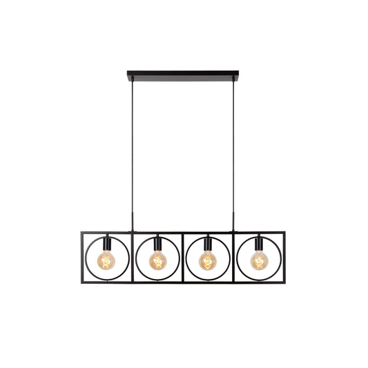 Lucide SUUS - Pendant light - 4xE27 - Black