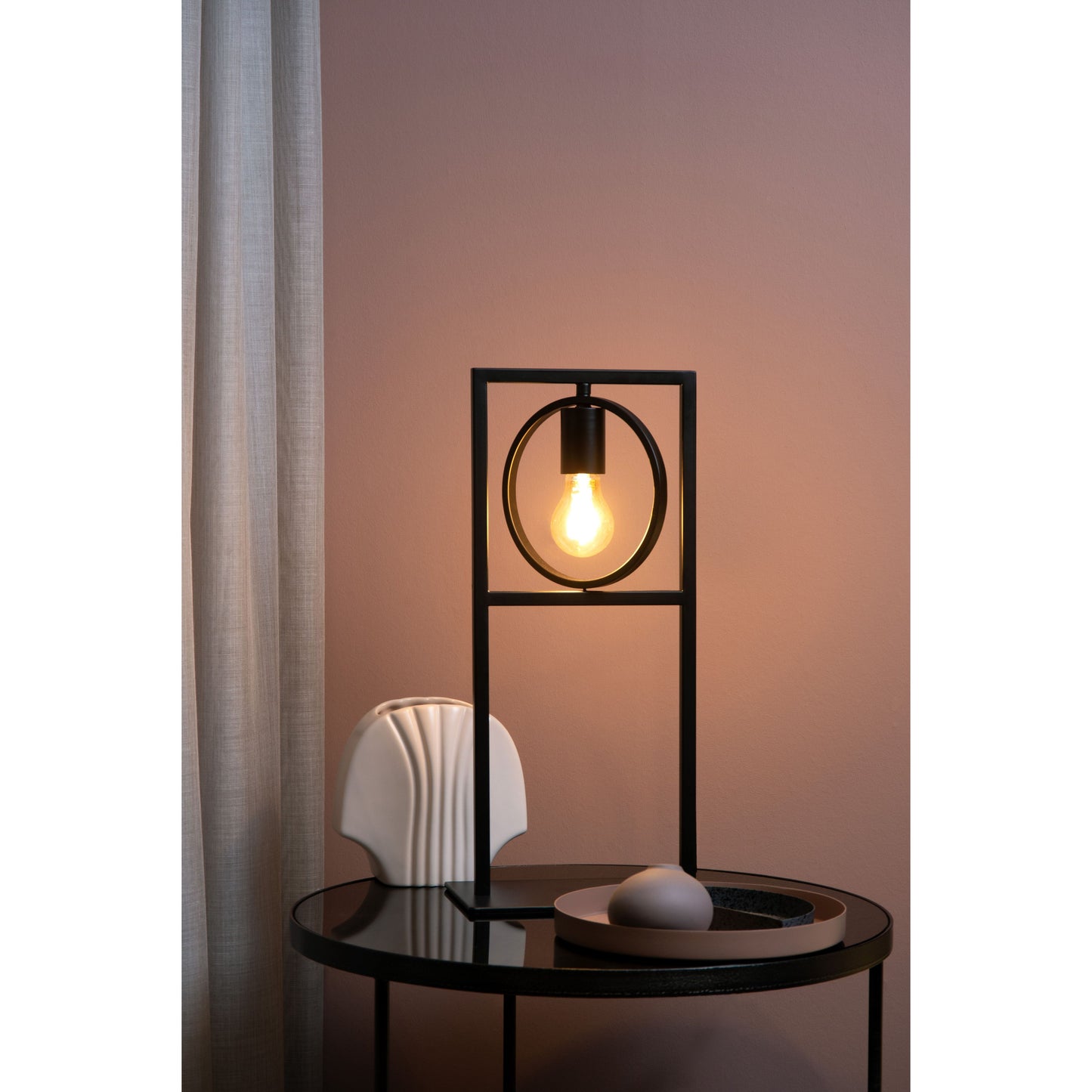 Lucide SUUS - Table lamp - 1xE27 - Black