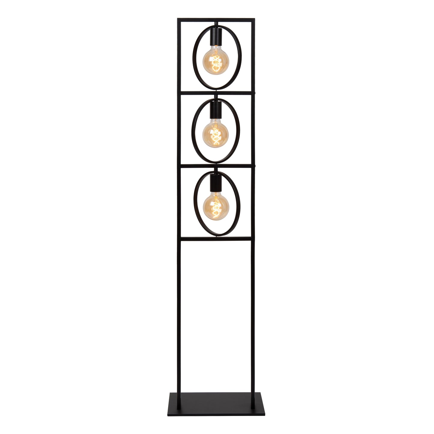 Lucide SUUS - Floor lamp - 3xE27 - Black